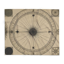 The Pillared Gate of the Blazing Octagram Velveteen Throw Blanket