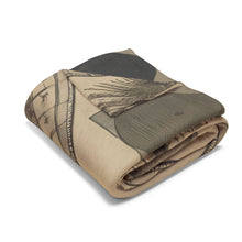 The Pillared Gate of the Blazing Octagram Velveteen Throw Blanket