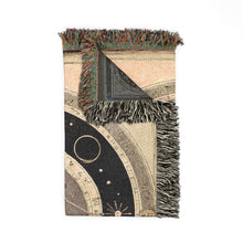 The Eclipsed Adoration of the Hexagram Velveteen Throw Blanket