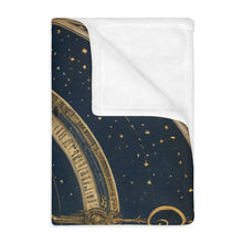 The Garnet Heliocentric Velveteen Throw Blanket