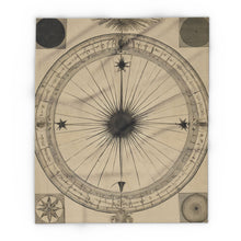 The Pillared Gate of the Blazing Octagram Velveteen Throw Blanket