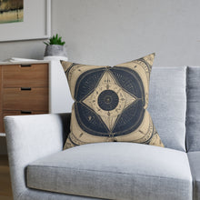 Antique occult compass mandala