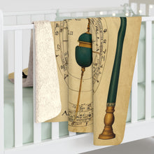 The Weighing of the Heart in Brass and Stone Velveteen Throw Blanket