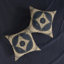 Antique occult compass mandala