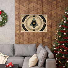 Occult astrolabe triangle diagram