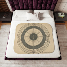 The Sealed Vigil Velveteen Throw Blanket