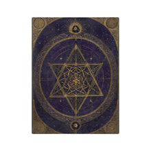 The Aetheric Codex Velveteen Throw Blanket