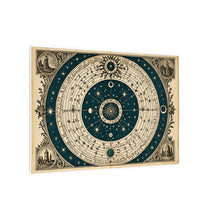 Antique celestial occult chart