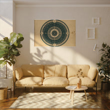 Antique occult celestial wheel