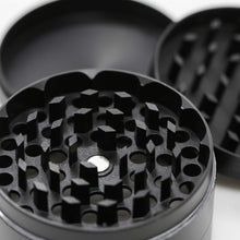 Infinite Depths - Inhale/exhale Stash Box Combo | Premium - 4 3/8” Full Size Titanium 4 Part Herb Grinder - Glass stash jar | Gift Set